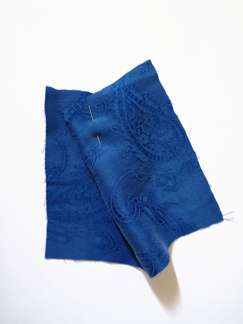 Nuances Fabrics Tissu Cupro E3570 Siline Bleu 2