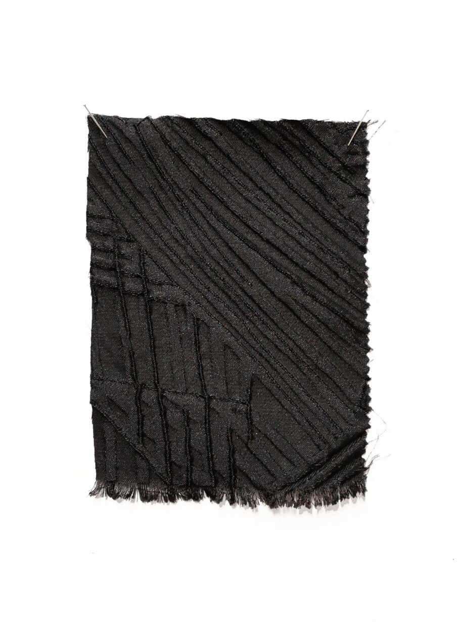 Nuances Fabrics Tissu Jacquard E3028 Ermont Noir 1
