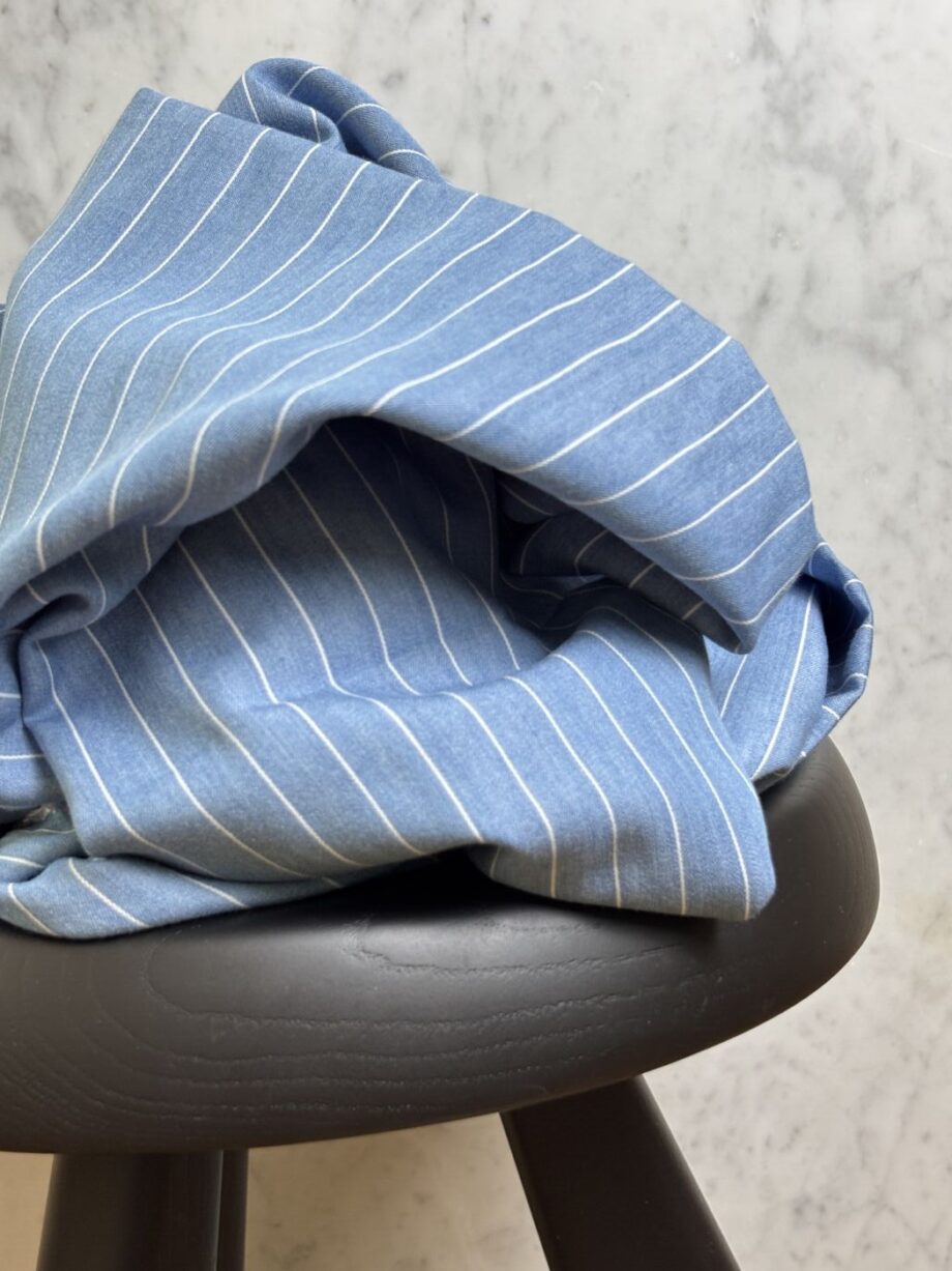 Tissu Lyocell Jean À Rayures Pakize Tissus Au Mètre Nuances Fabrics 1