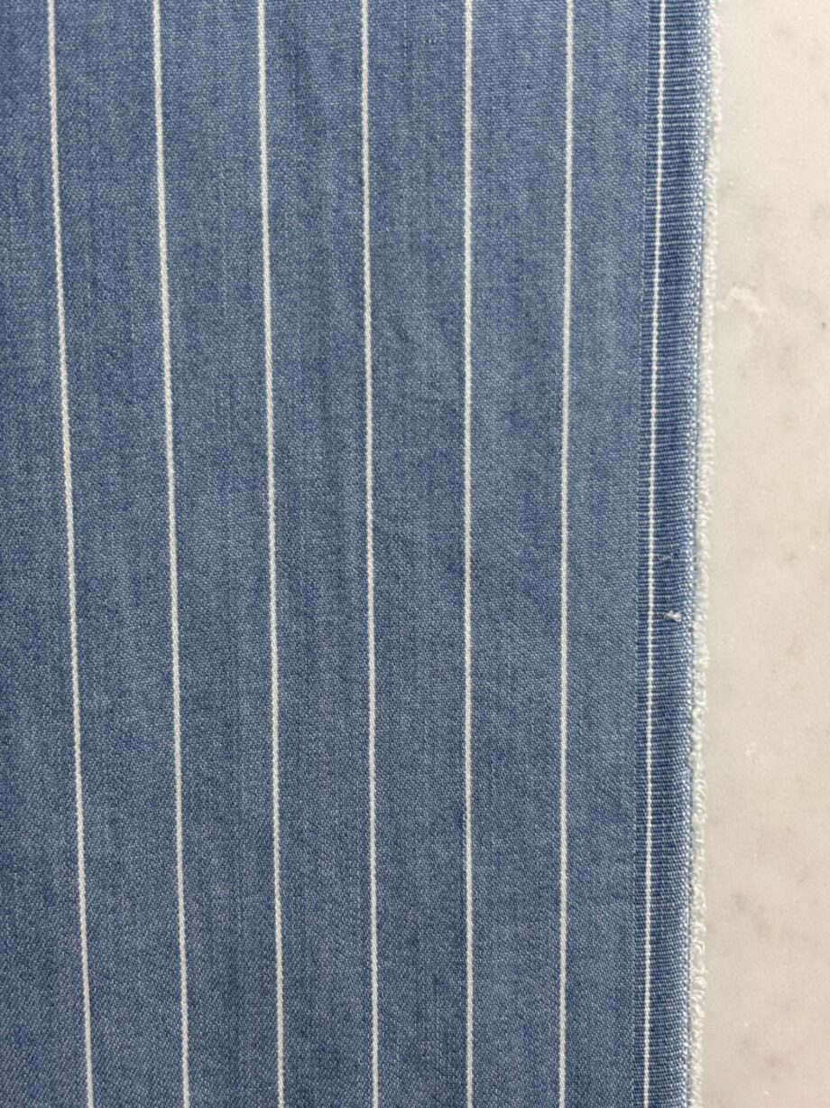 Tissu Lyocell Jean À Rayures Pakize Tissus Au Mètre Nuances Fabrics 2