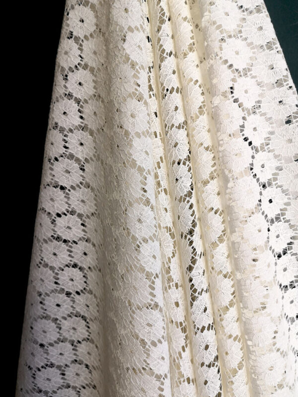 Davina 22 Tissu Broderie Anglaise Dentelle Pic1