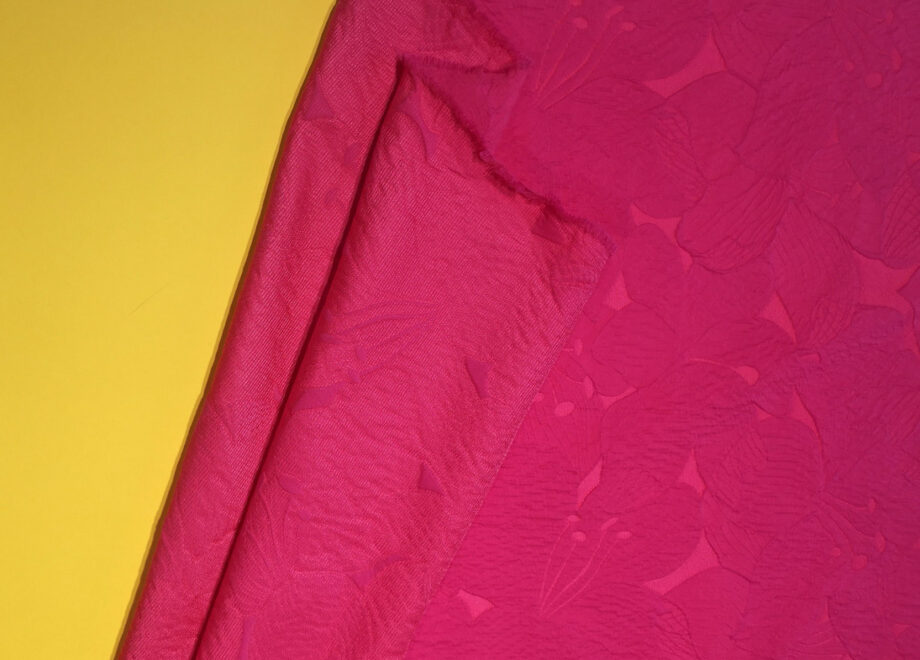 Enza 22 Tissu Jacquard Exotique Fleurs Tropicales Pic13