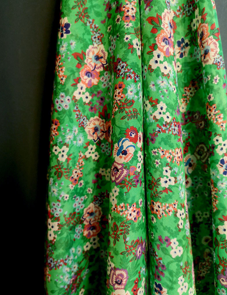 Lolita 22 Tissu Soie Coton ImprimÉ Fleurs Pic3