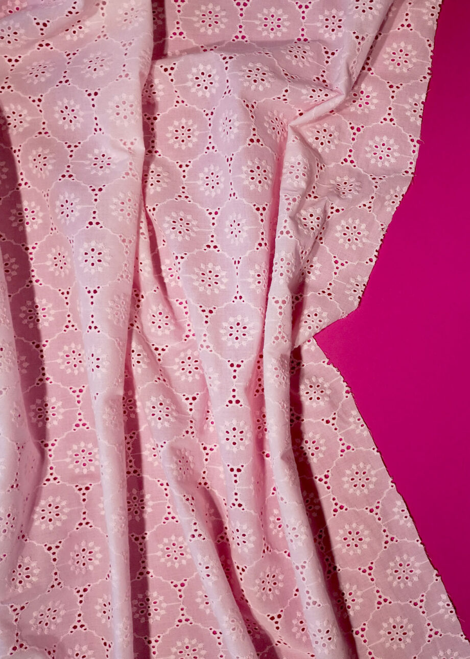 Maider 2 Broderie Anglaise Tissu En Coton BrodÉ Pic15