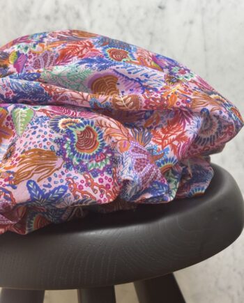 Tissu Coton Soie Imprimé Arielle Tissus Au Mètre Nuances Fabrics 1