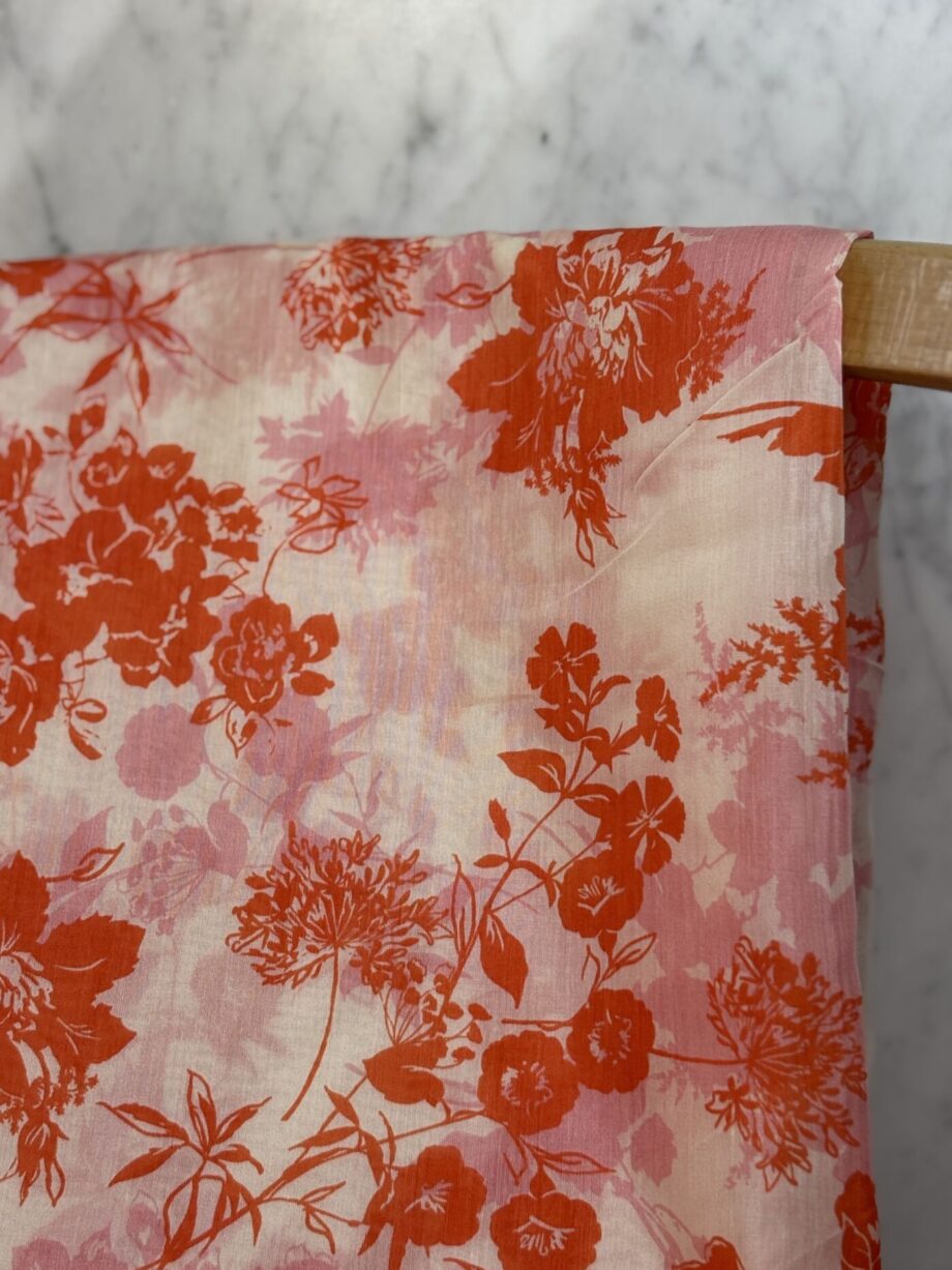 Imprimé Fleurs Soléane Tissus Au Mètre Nuances Fabrics 2