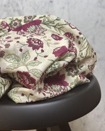 Tissu Coton Soie Imprimé Sue Tissus Au Mètre Nuances Fabrics 1