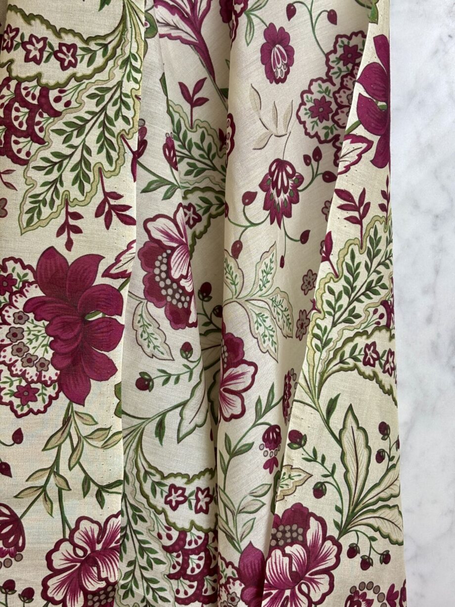 Tissu Coton Soie Imprimé Sue Tissus Au Mètre Nuances Fabrics 2