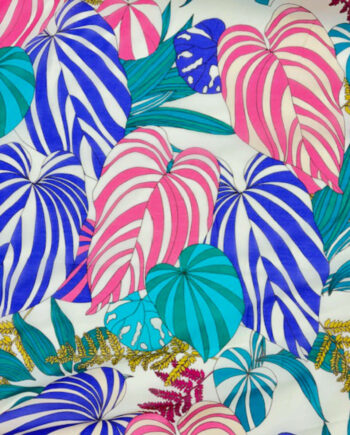 Tissu coton soie imprimé SOIZIC