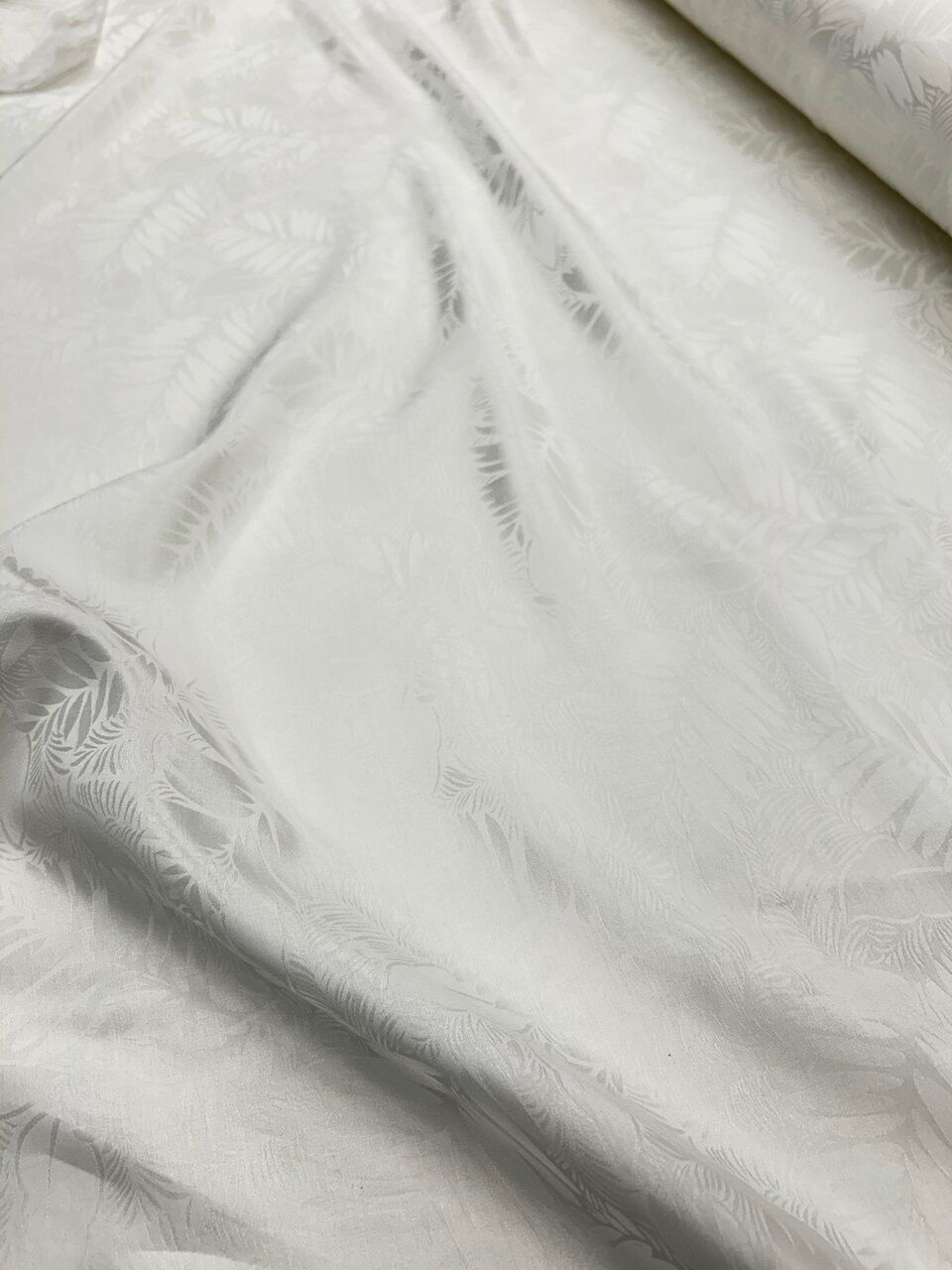 Robe Longue D'été Caroll Taille 38 - Imprimé Végétal Vert, Coton/soie, Bas Volanté - Occasion Parfait état