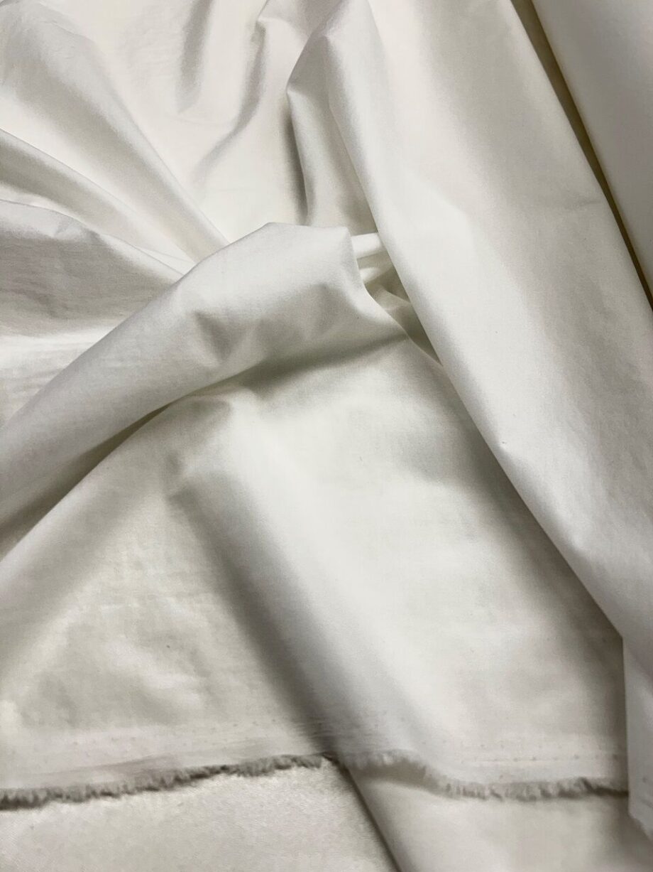 Tissu Toile Parachute Polyester Blanc Madison