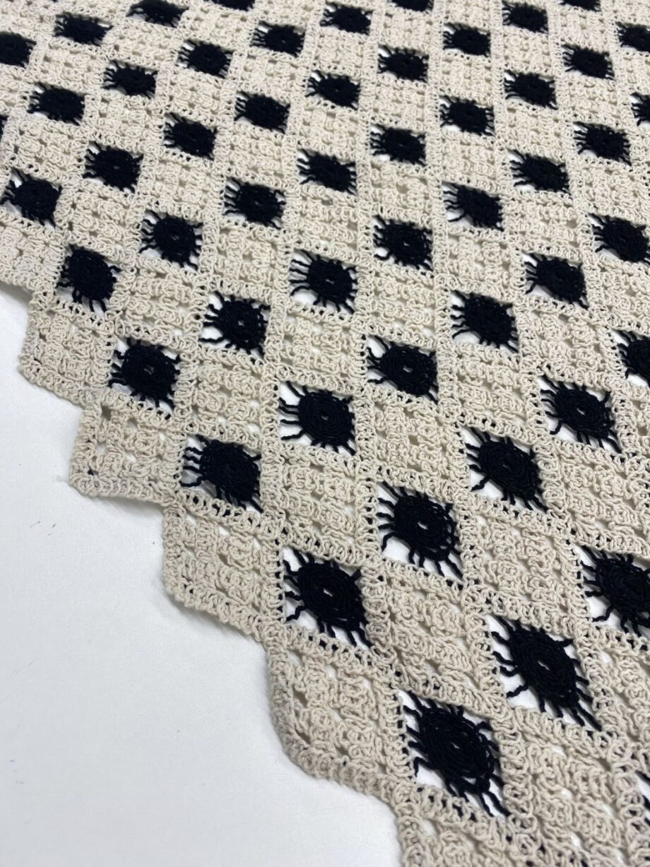 Jasmine Guipure Coton Noir Blanc Nuances Fabrics (1)