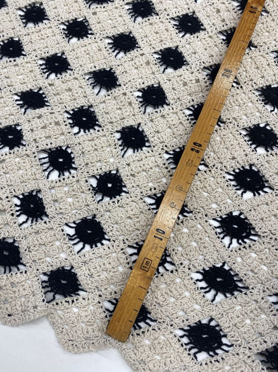 Jasmine Guipure Coton Noir Blanc Nuances Fabrics (2)