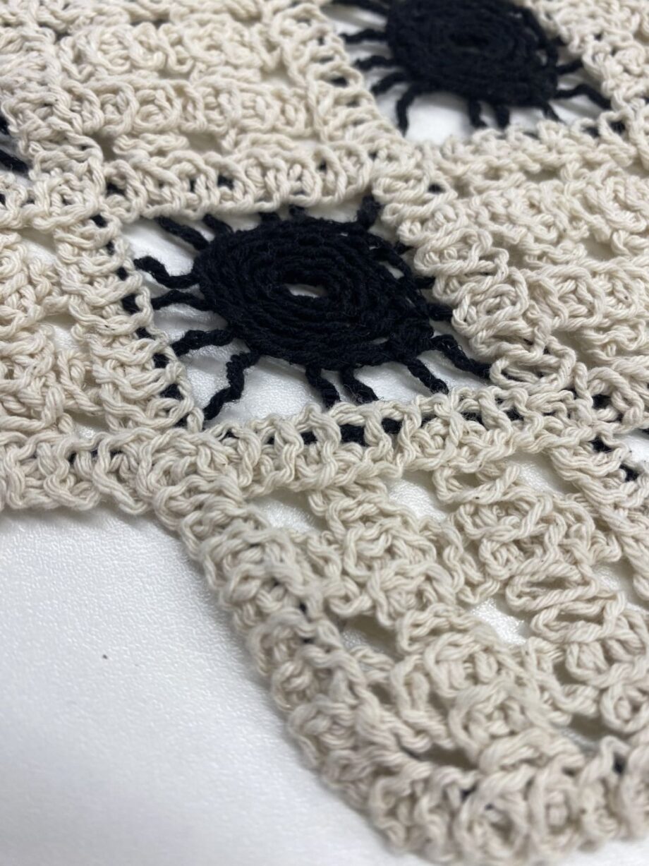 Jasmine Guipure Coton Noir Blanc Nuances Fabrics (3)