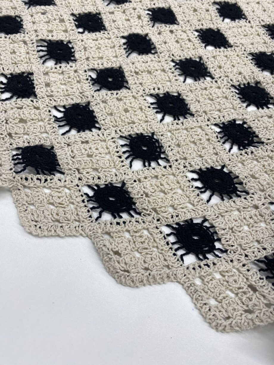 Jasmine Guipure Coton Noir Blanc Nuances Fabrics (4)