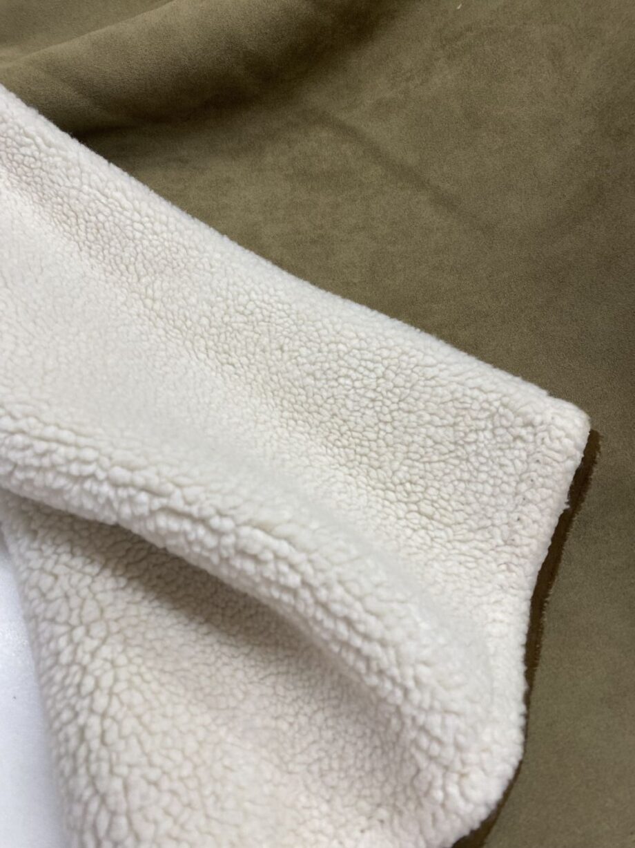 Fanny Peau Lainée Kaki Nuances Fabrics (4)