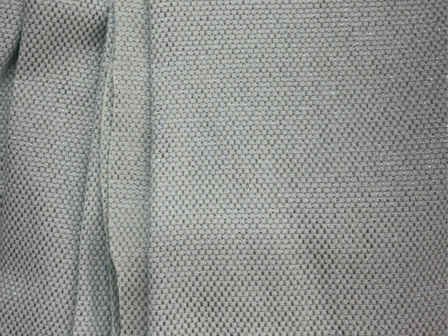 coupon tweed lurex vert d'eau nuances fabrics tissu au mètre