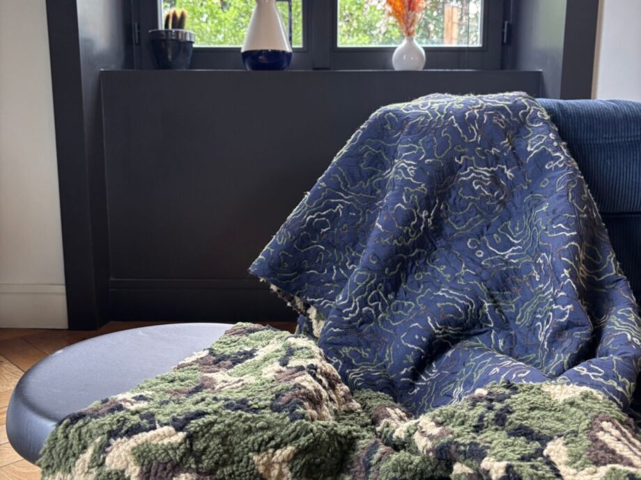 Coupon Sherpa Imprimé Double Face nuances fabrics tissu au mètre