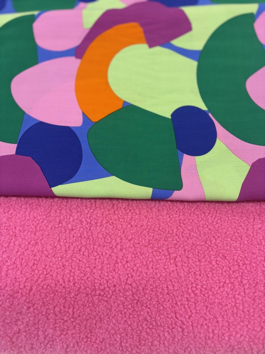 box sherpa fushia viscose imprimé nuances fabrics tissu au mètre