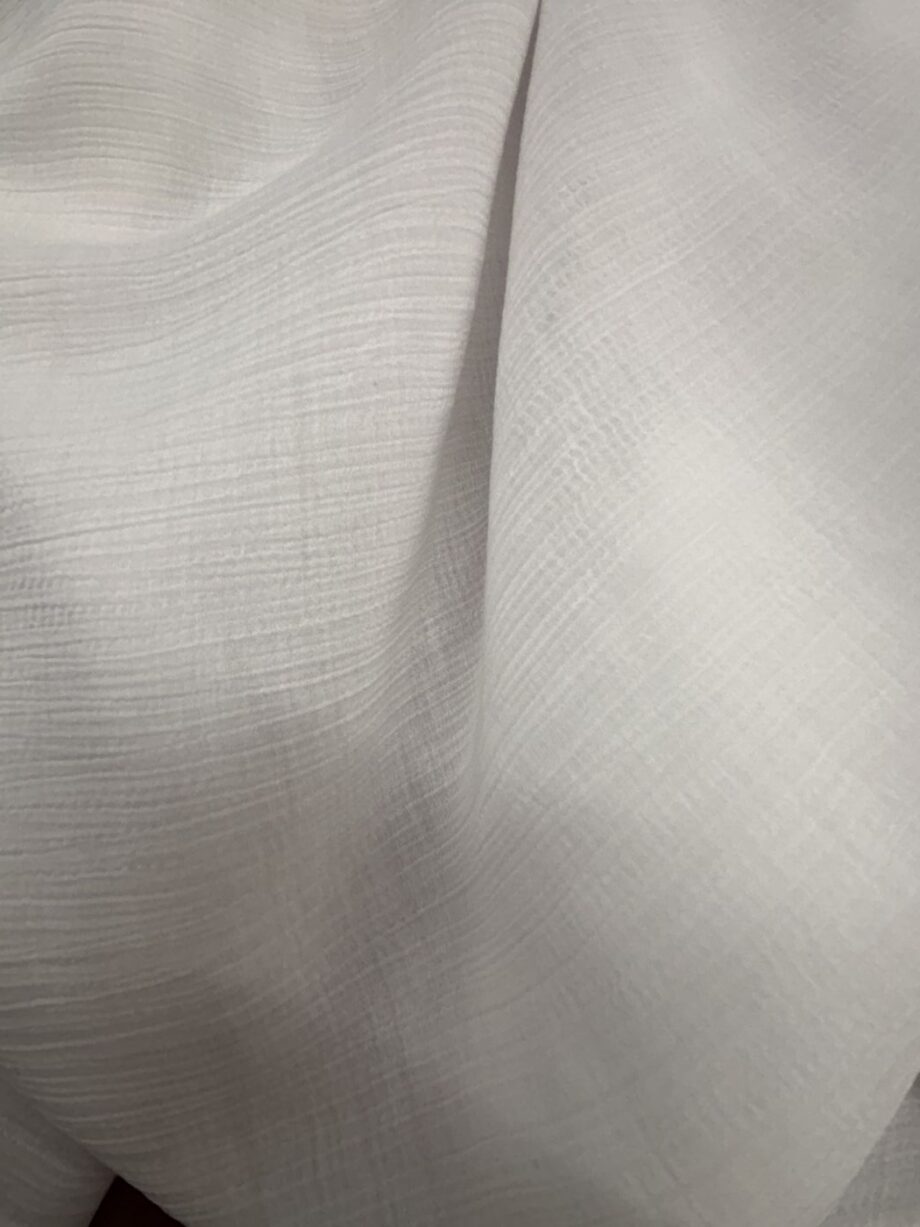 coupon crêpe wavy 100 % polyester recyclé nuances fabrics