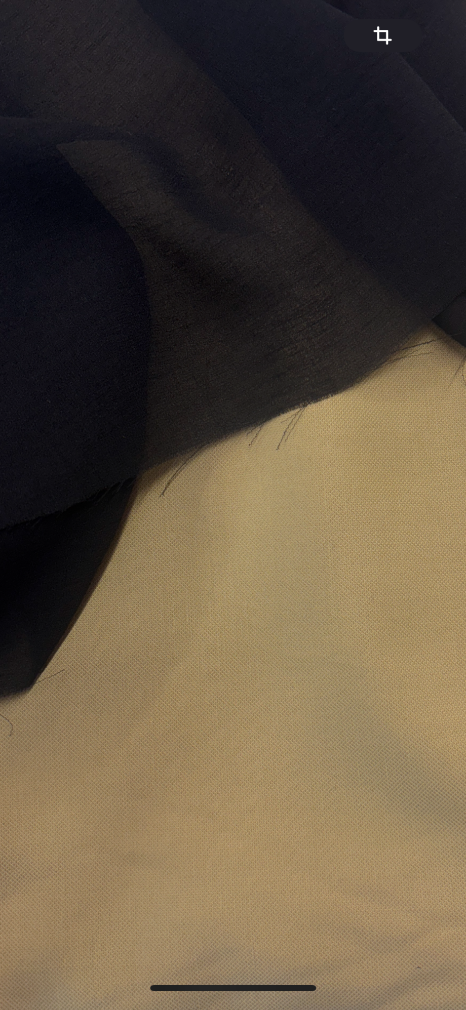 box gabardine beige coton lavé effet vintage et crêpe wave noir tissus au mètre nuances fabrics