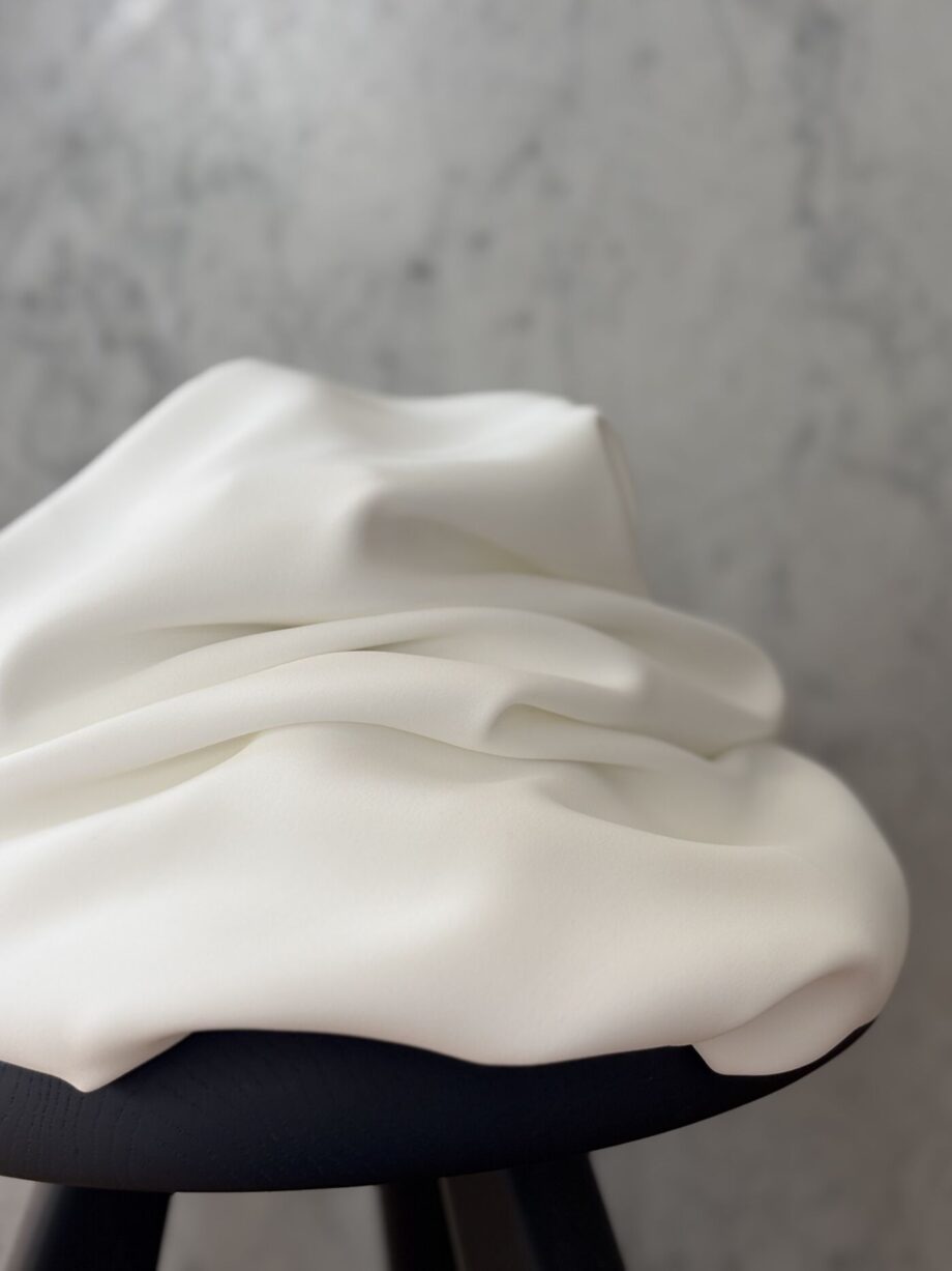 box ivoire crêpe lin coton tissu au mètre nuances fabrics