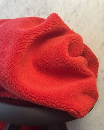 tissu sherpa effet mouton coloris fraise tissu au mètre nuances fabrics