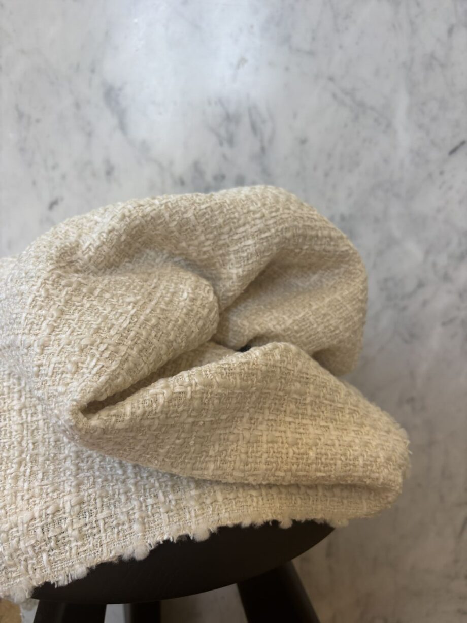 tissu tweed de laine sable enea tissus au mètre nuances fabrics