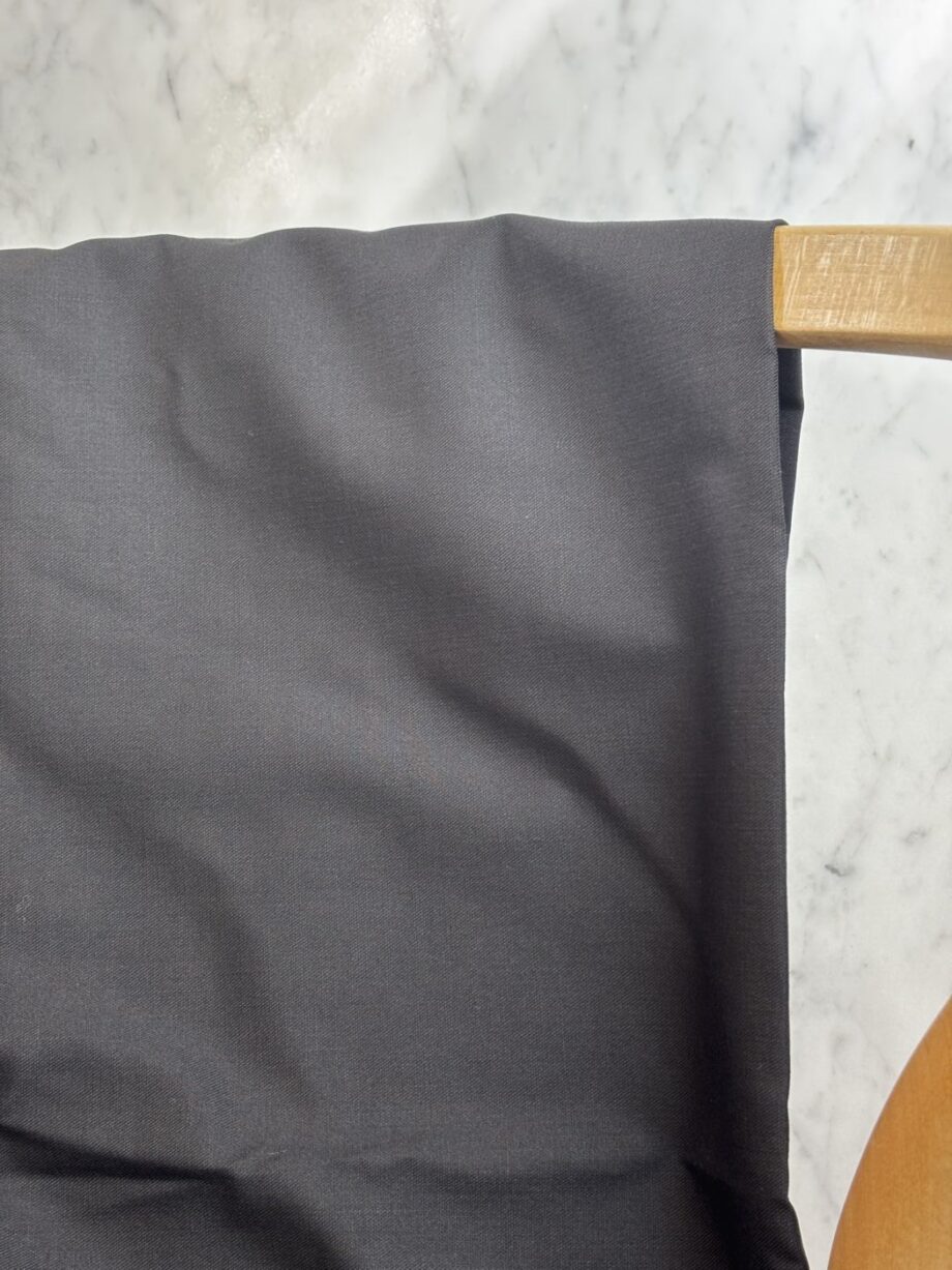 tissu gabardine coton stretch noir alta tissus au mètre nuances fabrics
