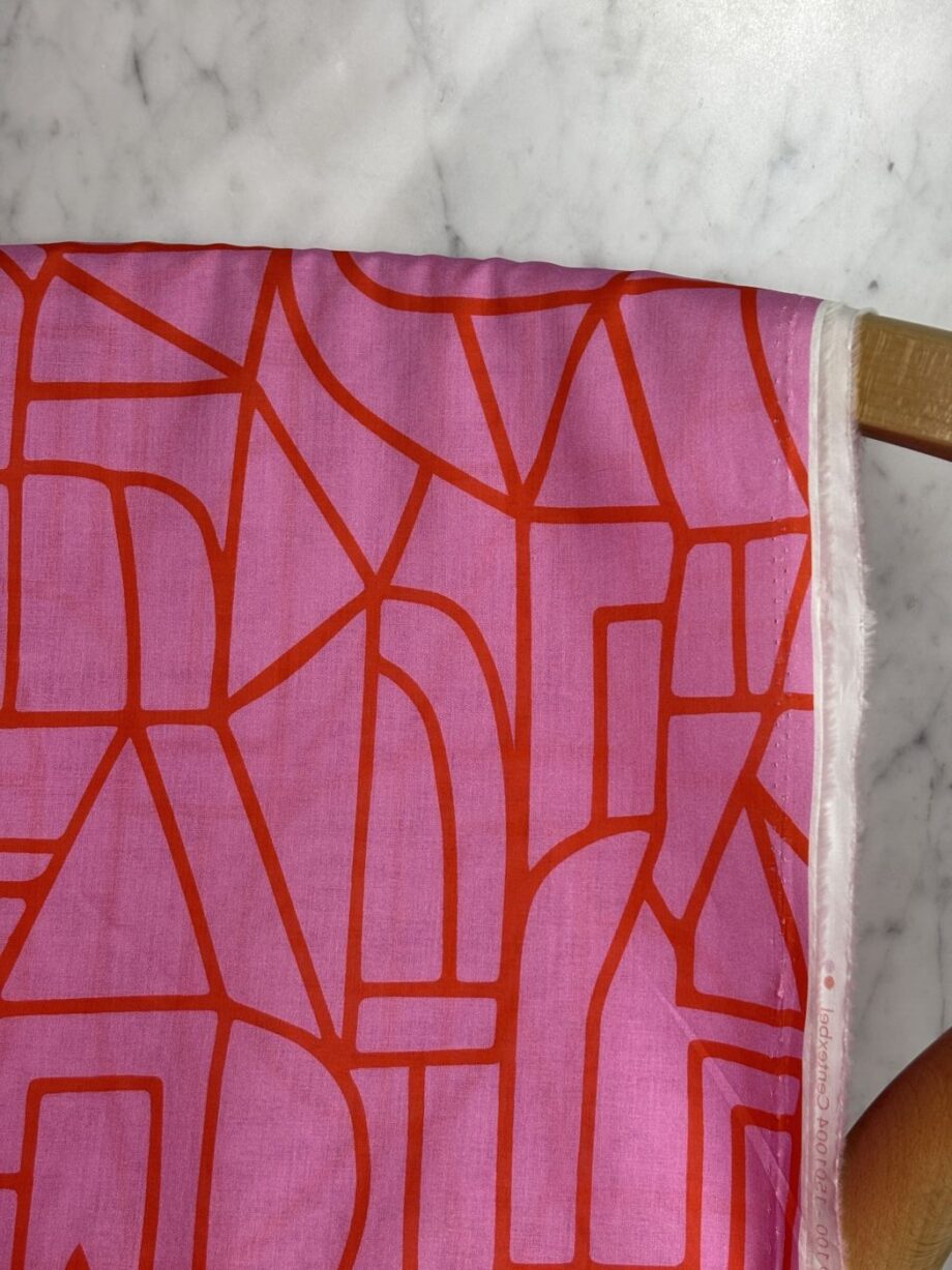 tissu imprimé voile de coton nerida hansen rose ella tissus au mètre nuances fabrics