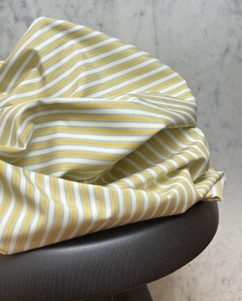 tissu coton rayures jaune écru gris tissus au mètre nuances fabrics