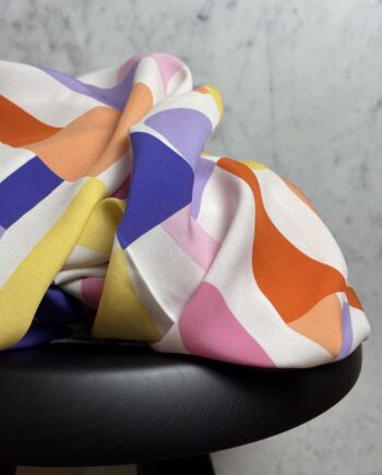 tissu imprimé nerida hansen viscose lenzing ecovero off white jaune tissus au mètre nuances fabrics