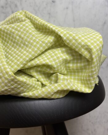 tissu coton gingham petits carreaux vichy vika tissus au mètre nuances fabrics
