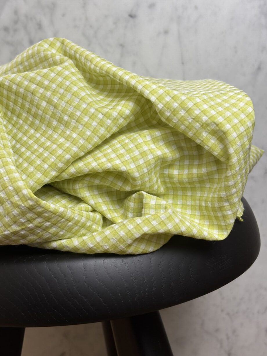 tissu coton gingham petits carreaux vichy vika tissus au mètre nuances fabrics