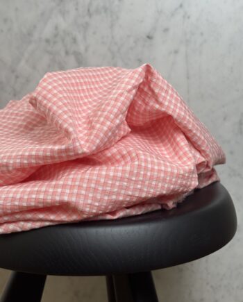 tissu coton gingham petits carreaux vichy vika tissus au mètre nuances fabrics
