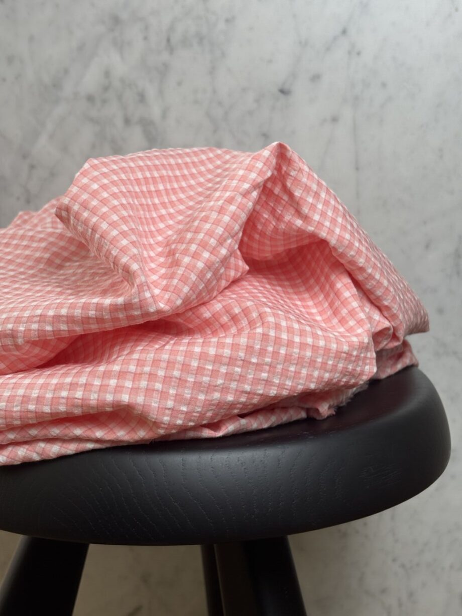 tissu coton gingham petits carreaux vichy vika tissus au mètre nuances fabrics