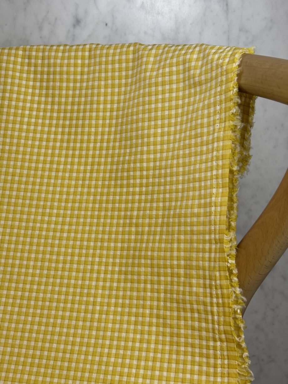 tissu coton gingham petits carreaux vichy vika tissus au mètre nuances fabrics