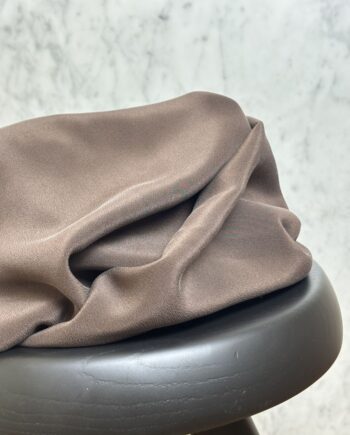 Tissu Soie Lavée Tara Choco Tissus Au Mètre Nuances Fabrics 1