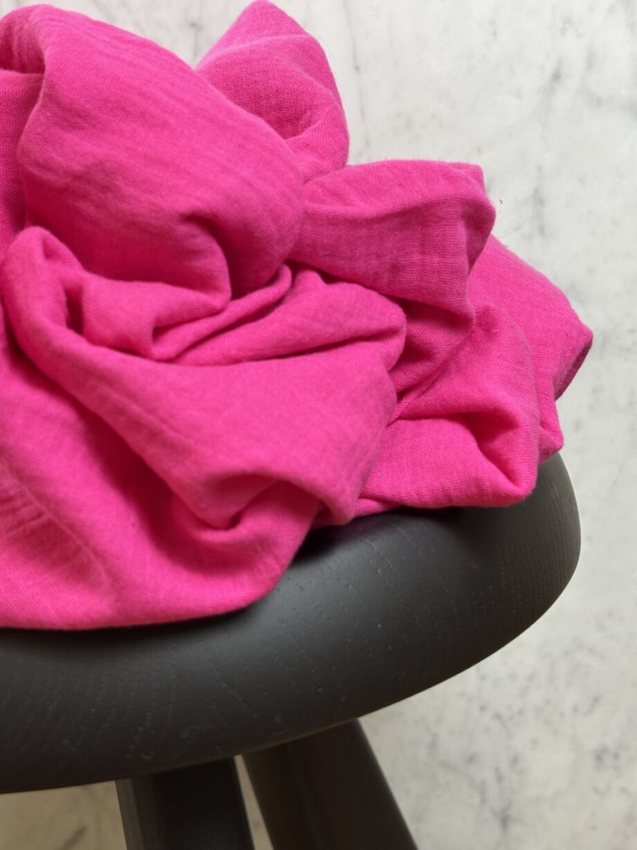Box Gallia Coupon 3 Mètres Double Gaze De Coton Fuchsia Tissus Au Mètre Nuances Fabrics 1