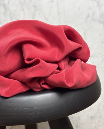 Tissu Soie Lavée Tara Rouge Cerise Tissus Au Mètre Nuances Fabrics 1