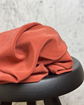 Tissu Soie Lavée Tara Rouge Tomette Tissus Au Mètre Nuances Fabrics 1