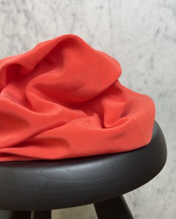 Tissu Soie Lavée Tara Rouge Vintage Tissus Au Mètre Nuances Fabrics 1