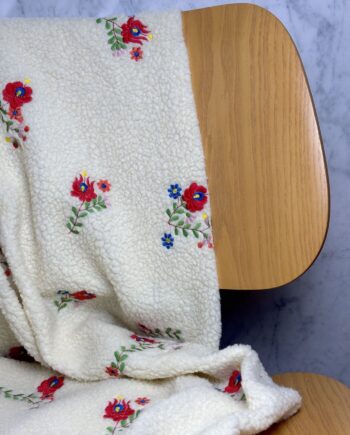 Sherpa New Gardenia Tissus Au Mètre Nuances Fabrics 2