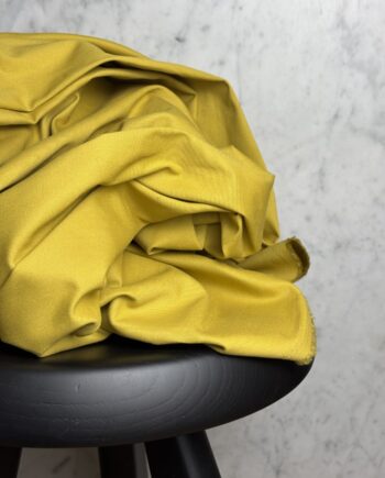 Tissu Emma Sergé Coton Spandex Moutarde Tissus Au Mètre Nuances Fabrics 1
