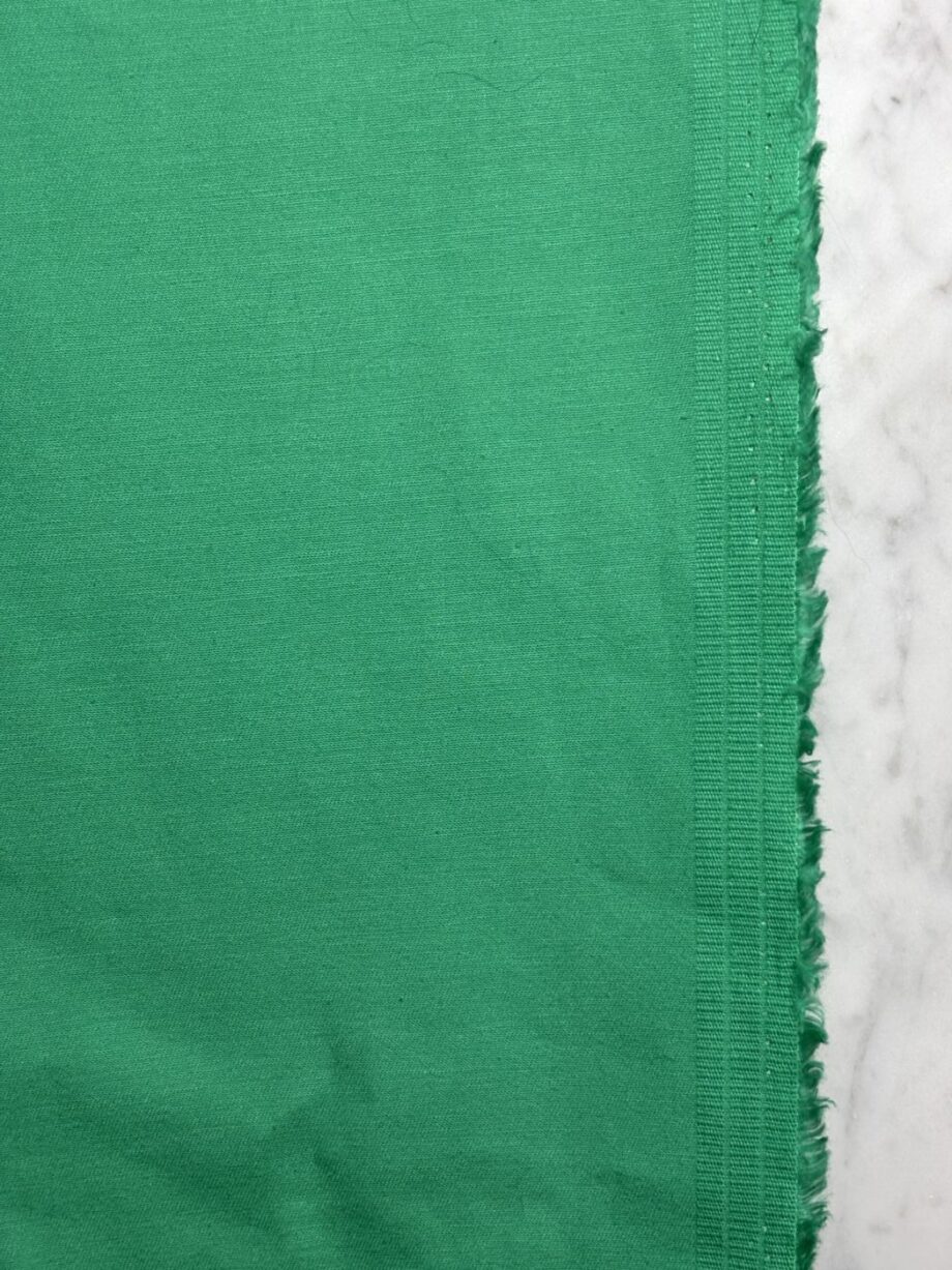 Tissu Emma Sergé Coton Spandex Vert Emeraude Tissus Au Mètre Nuances Fabrics 2