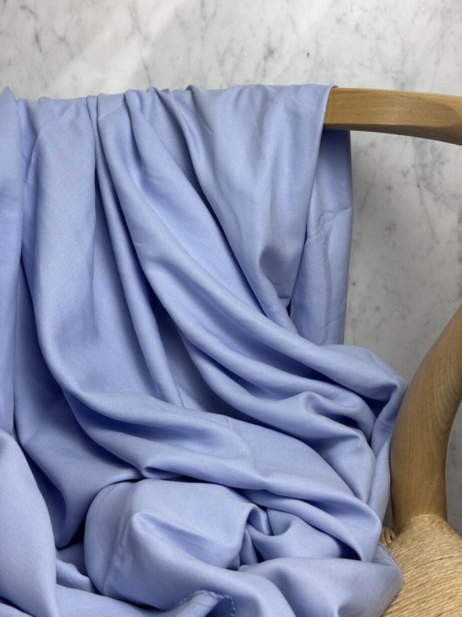 Tissu Lyocell Uni Ciel Sara Tissus Au Mètre Nuances Fabrics 2