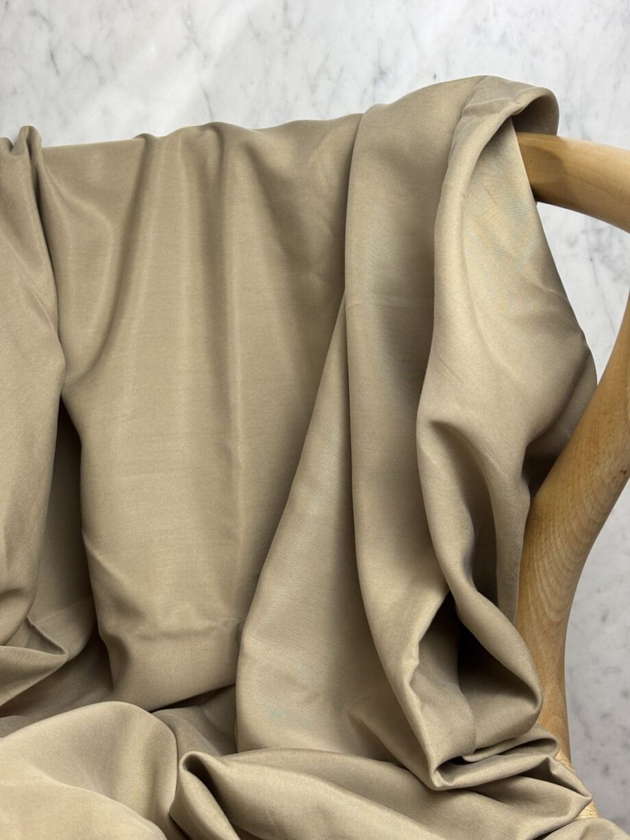 Tissu Lyocell Uni Sable Sara Tissus Au Mètre Nuances Fabrics 2
