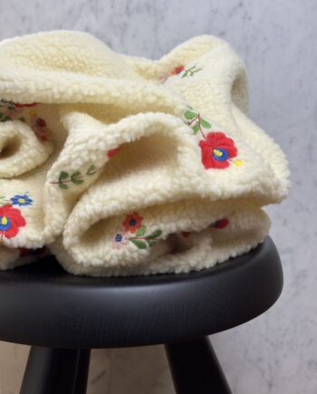 Tissu Sherpa Effet Mouton Gardenia Tissus Au Mètre Nuances Fabrics 1