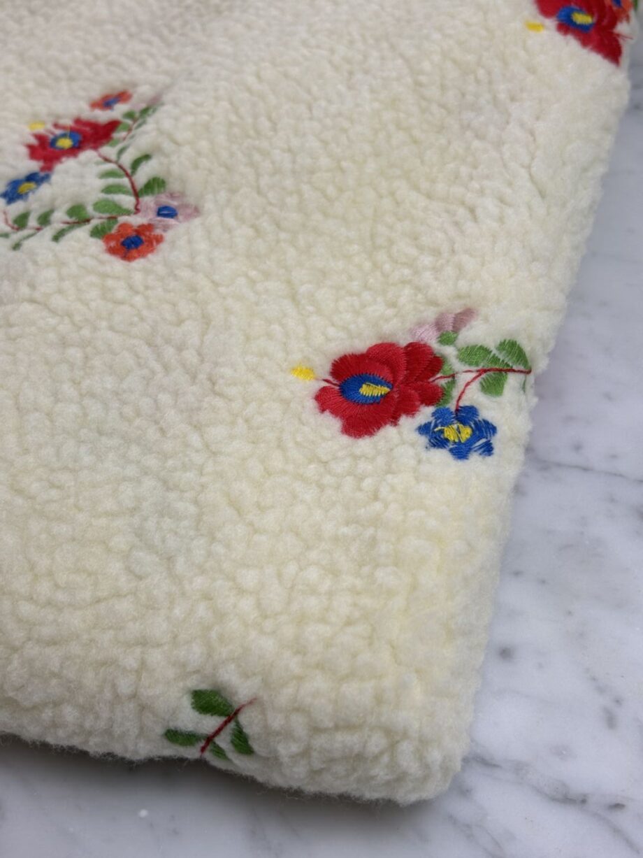 Tissu Sherpa Effet Mouton Gardenia Tissus Au Mètre Nuances Fabrics 4