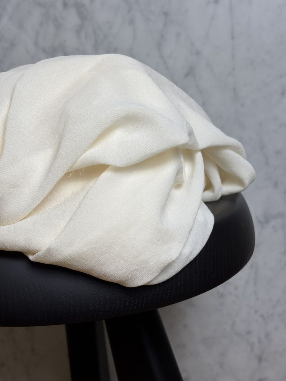 Tissu Adèle Crêpe De Polyester Ivoire Tissus Au Mètre Nuances Fabrics 1